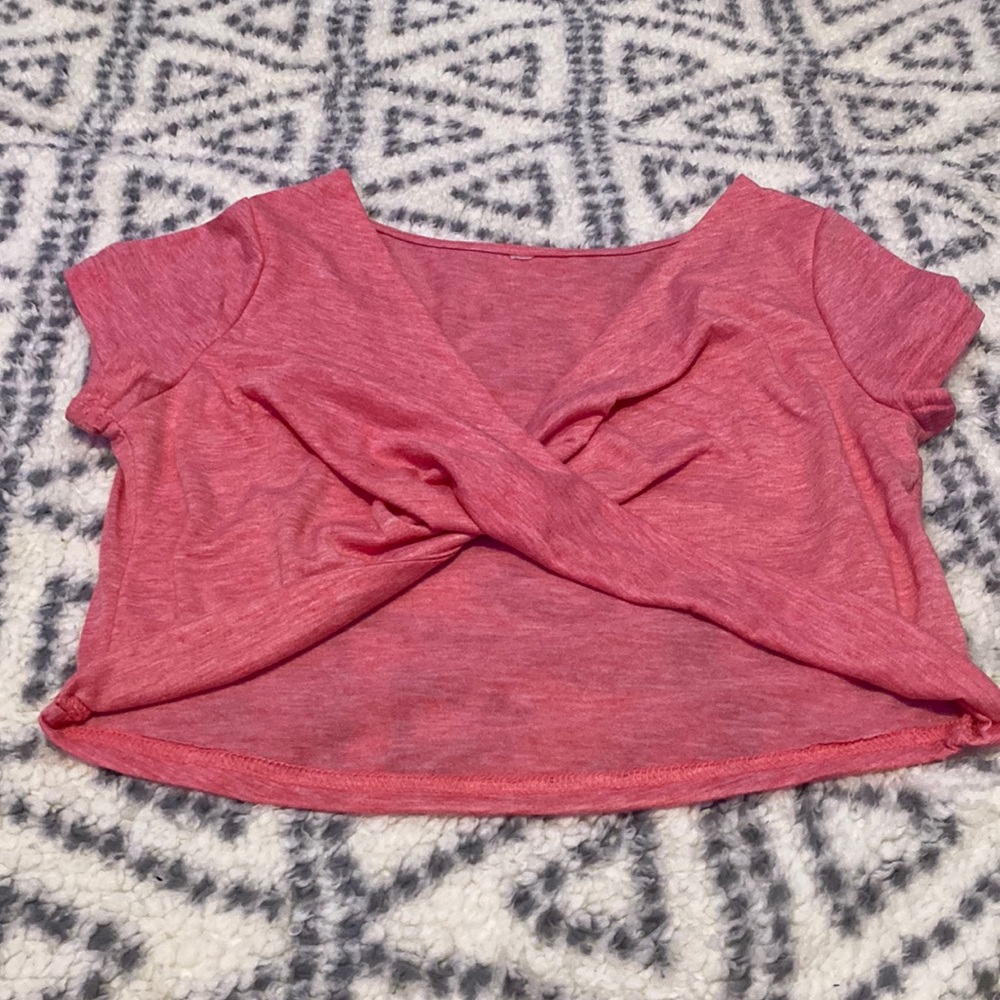 Pink crop top